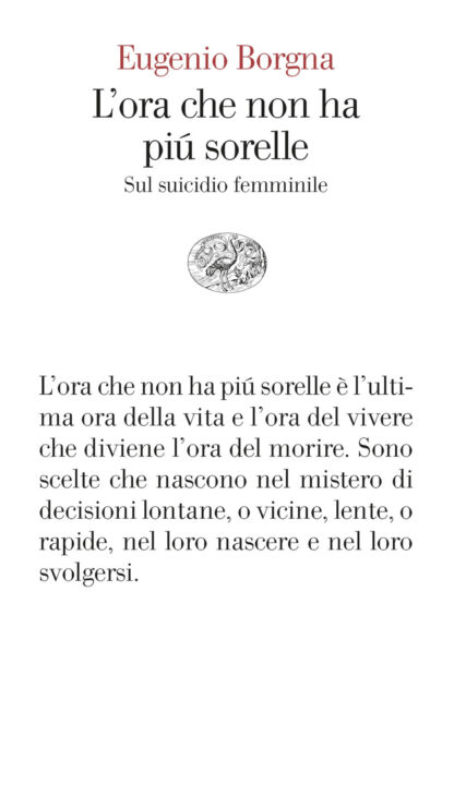 l'ora che non ha più sorelle. sul suicidio femminile